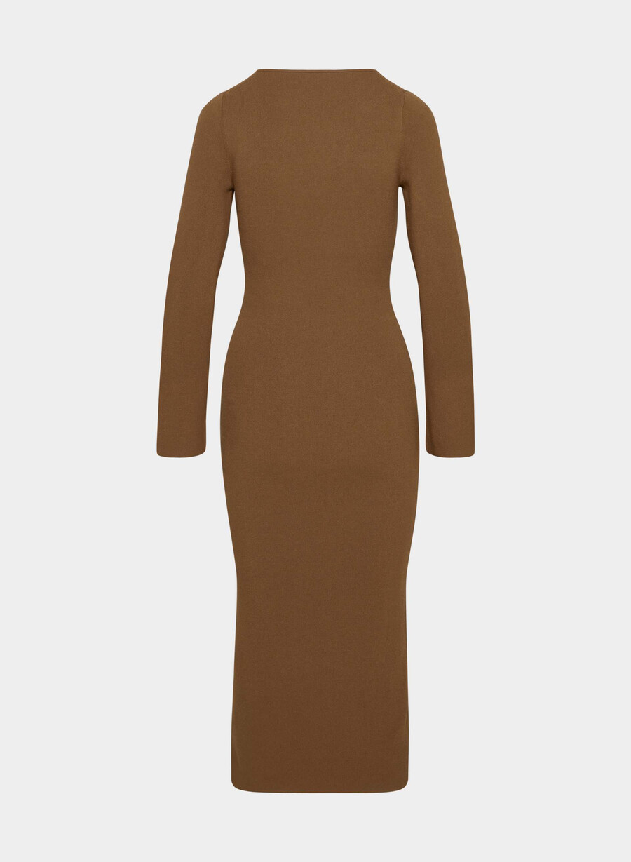 moore dress chocolatier brown