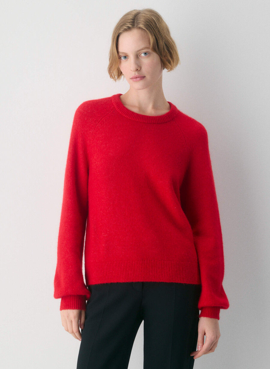 sonder sweater flashing red