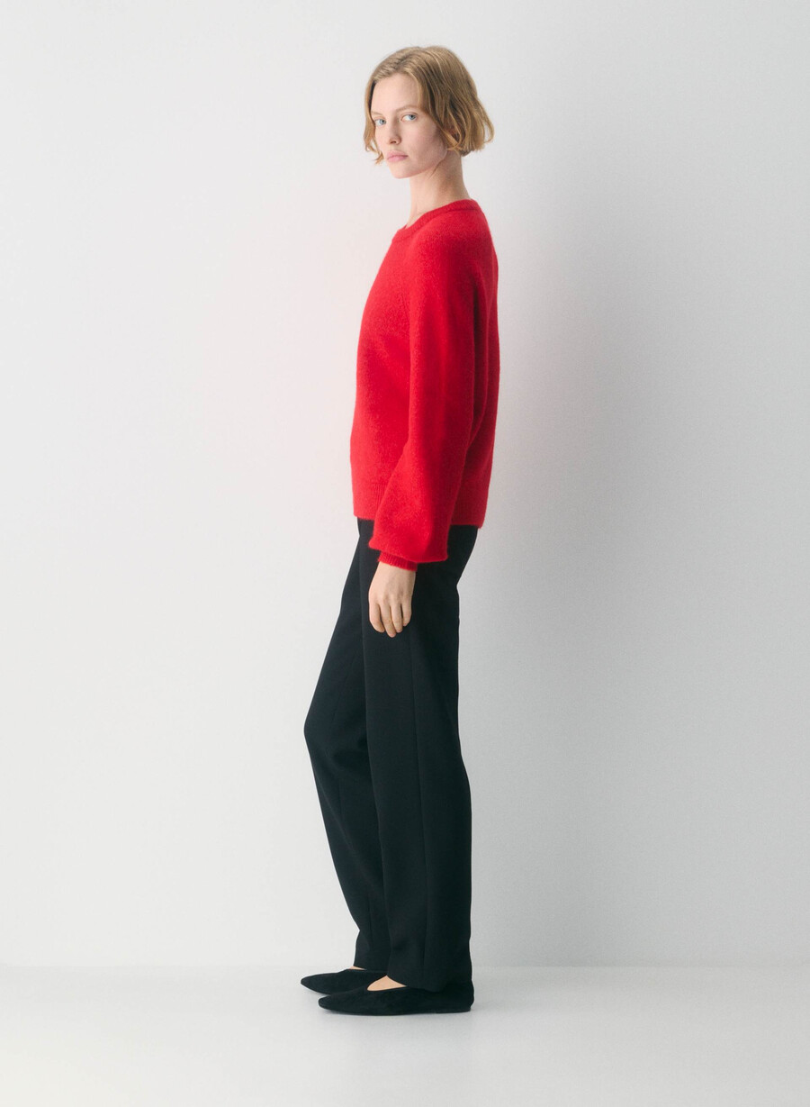sonder sweater flashing red