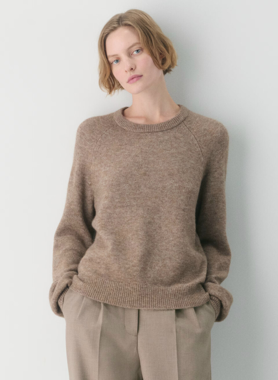 sonder sweater heather nomad taupe