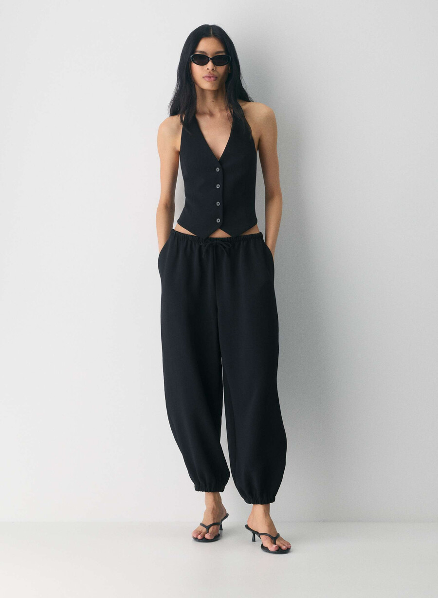 vito vest - crepette black
