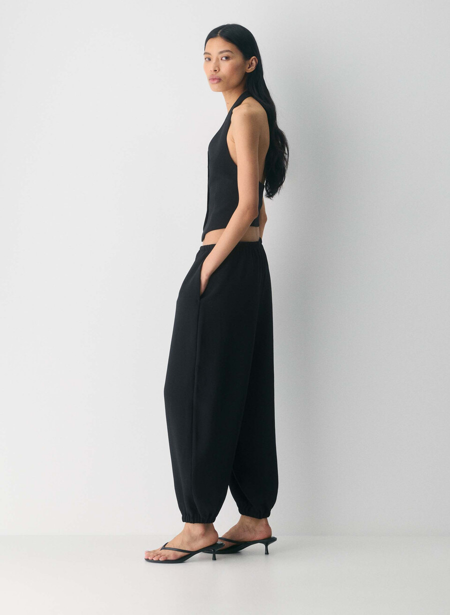 vito vest - crepette black