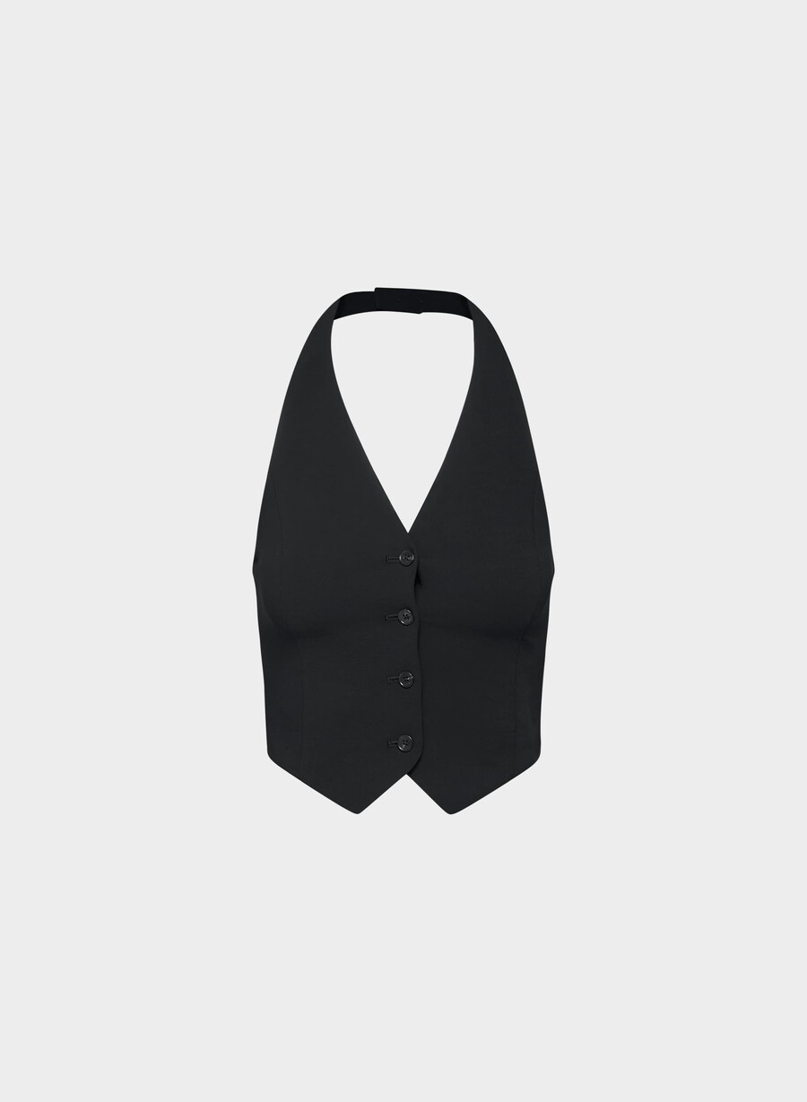 vito vest - crepette black