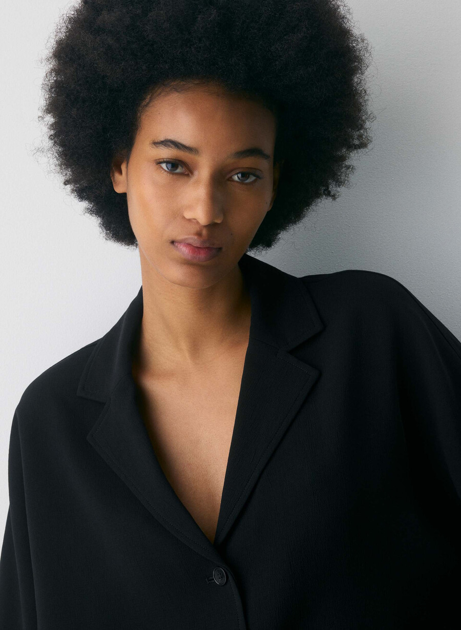 freeform shirt - crepette black