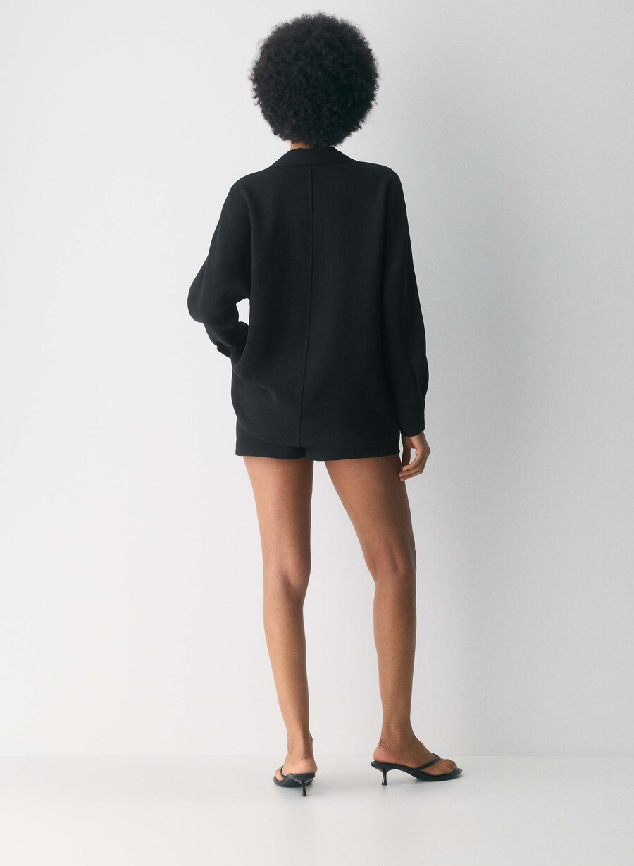 freeform shirt - crepette black