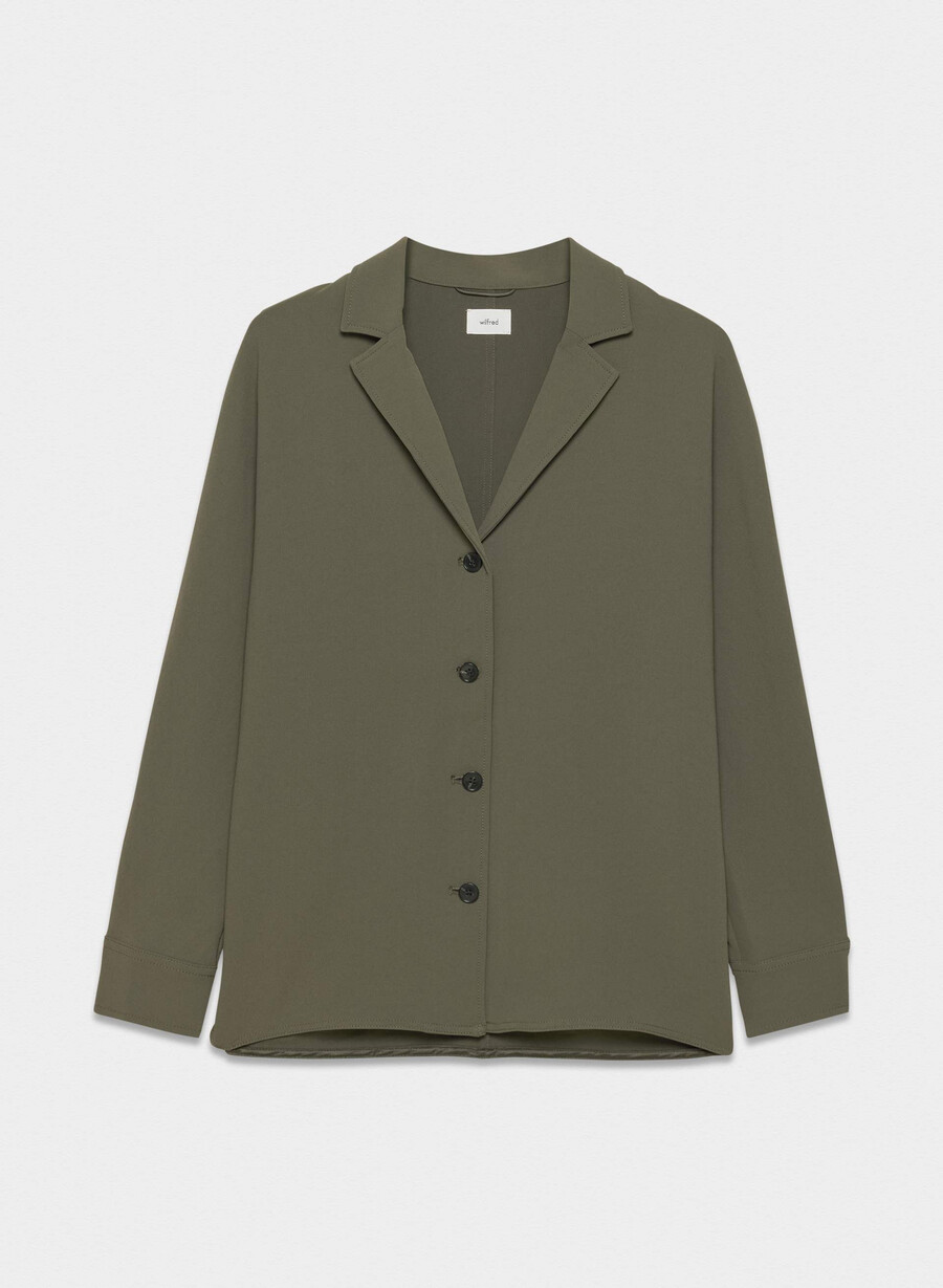 freeform shirt - crepette dark olive