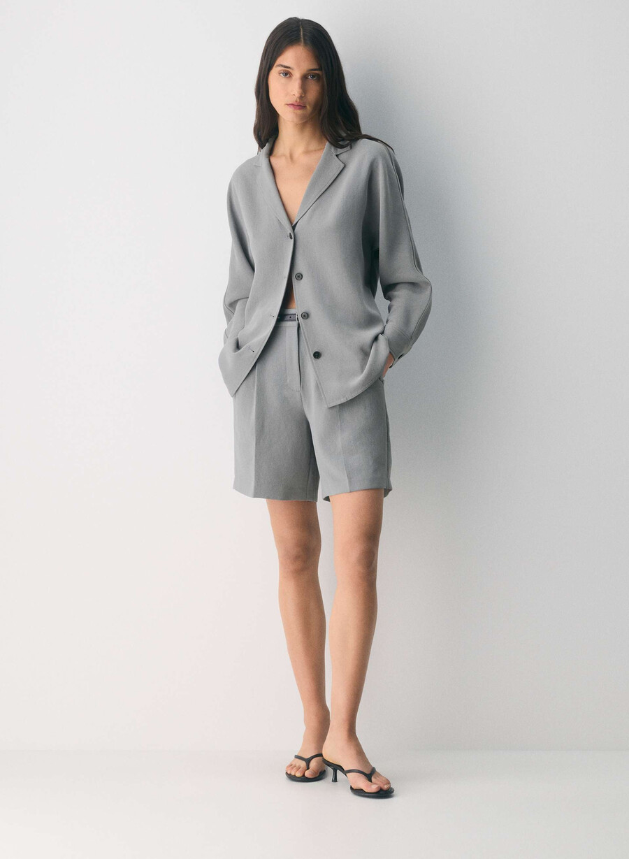 freeform shirt - crepette riverstone grey