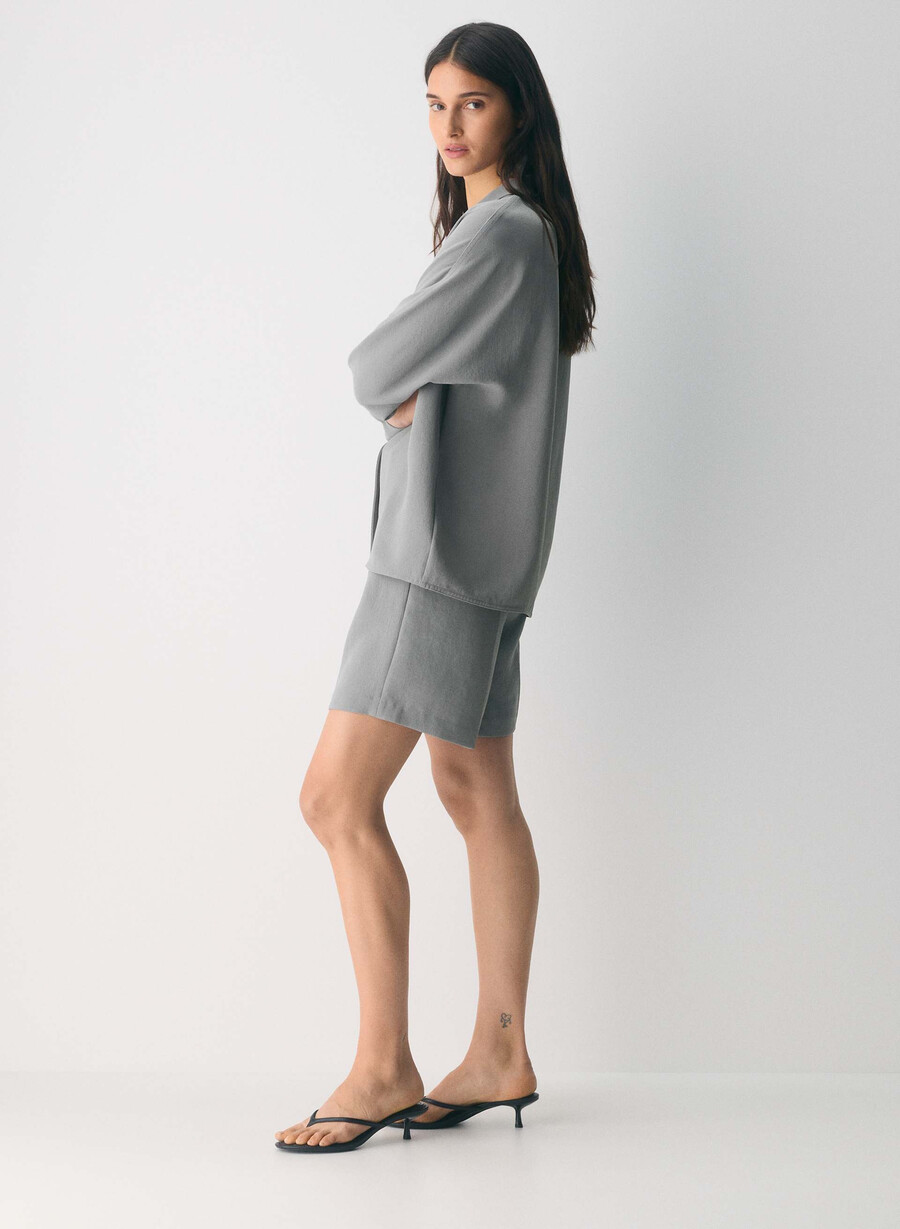 freeform shirt - crepette riverstone grey