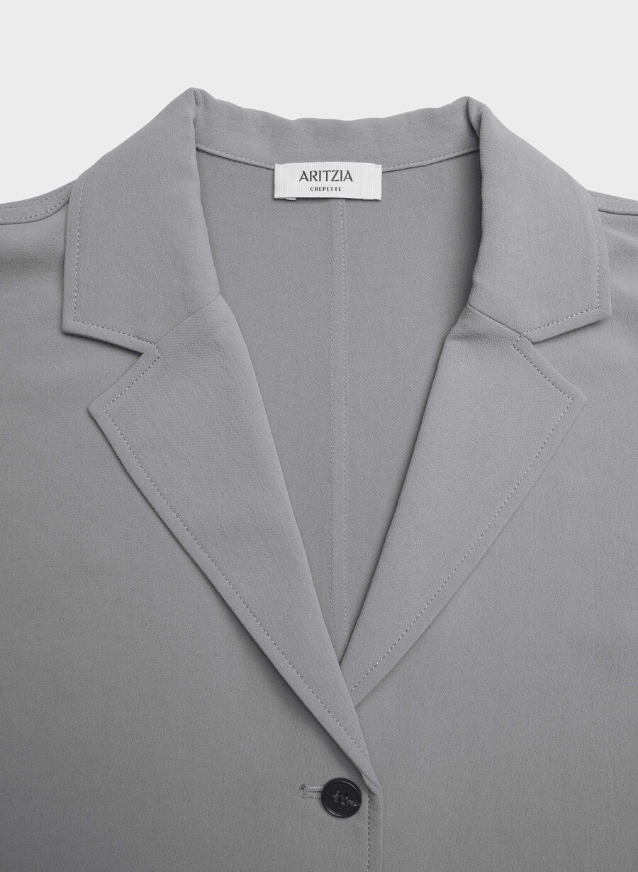 freeform shirt - crepette riverstone grey