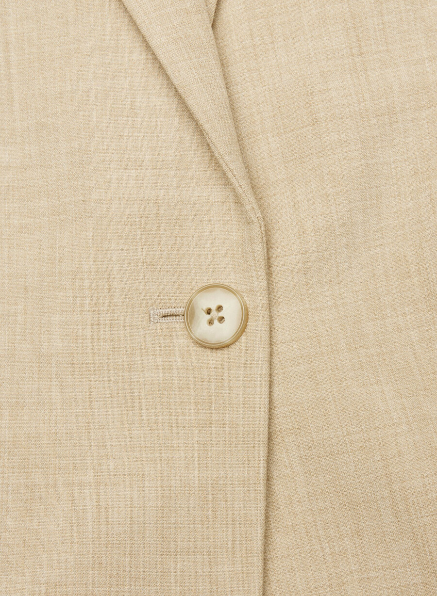 generation blazer - ressential heather oat beige