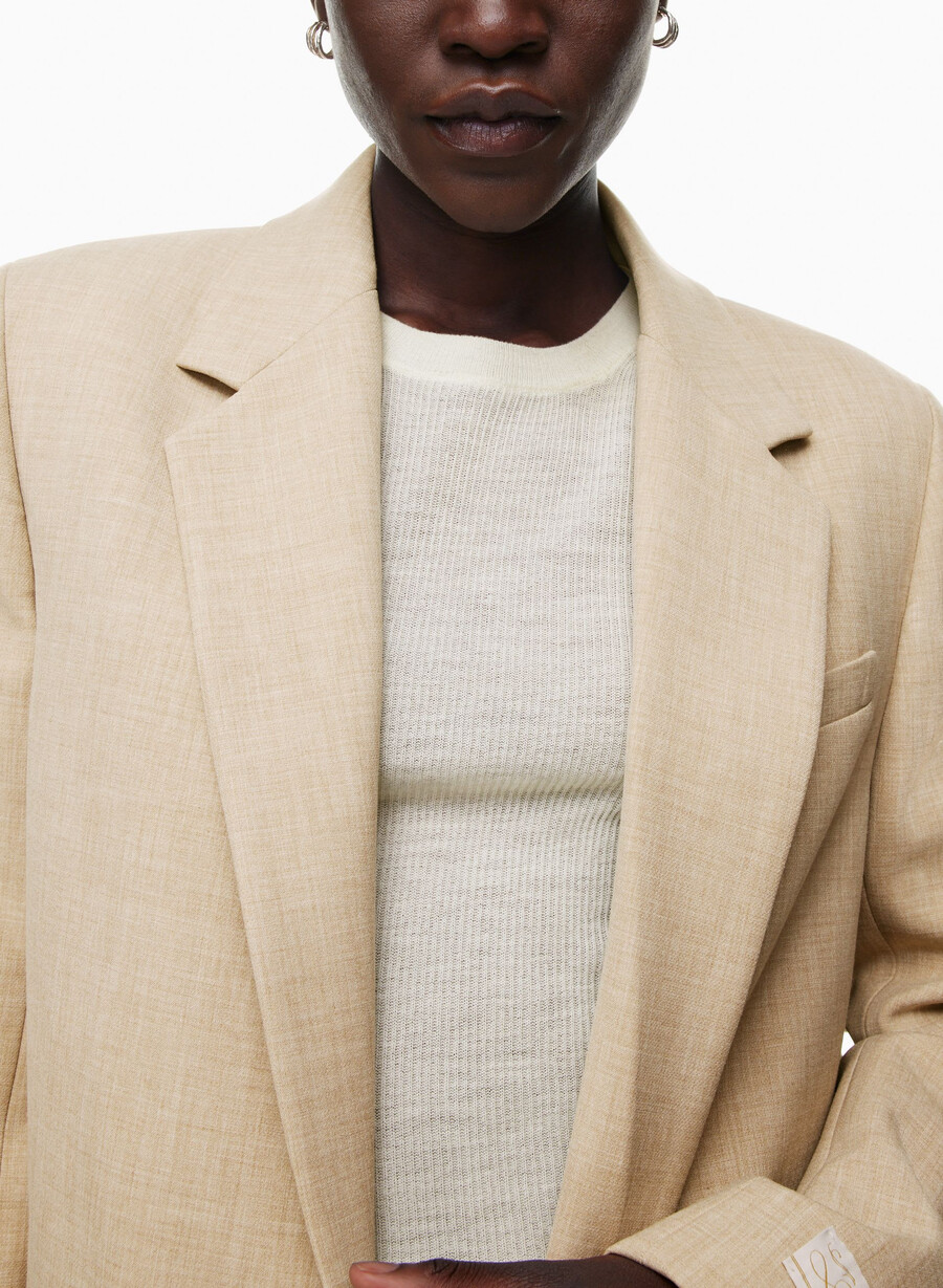 generation blazer - ressential heather oat beige