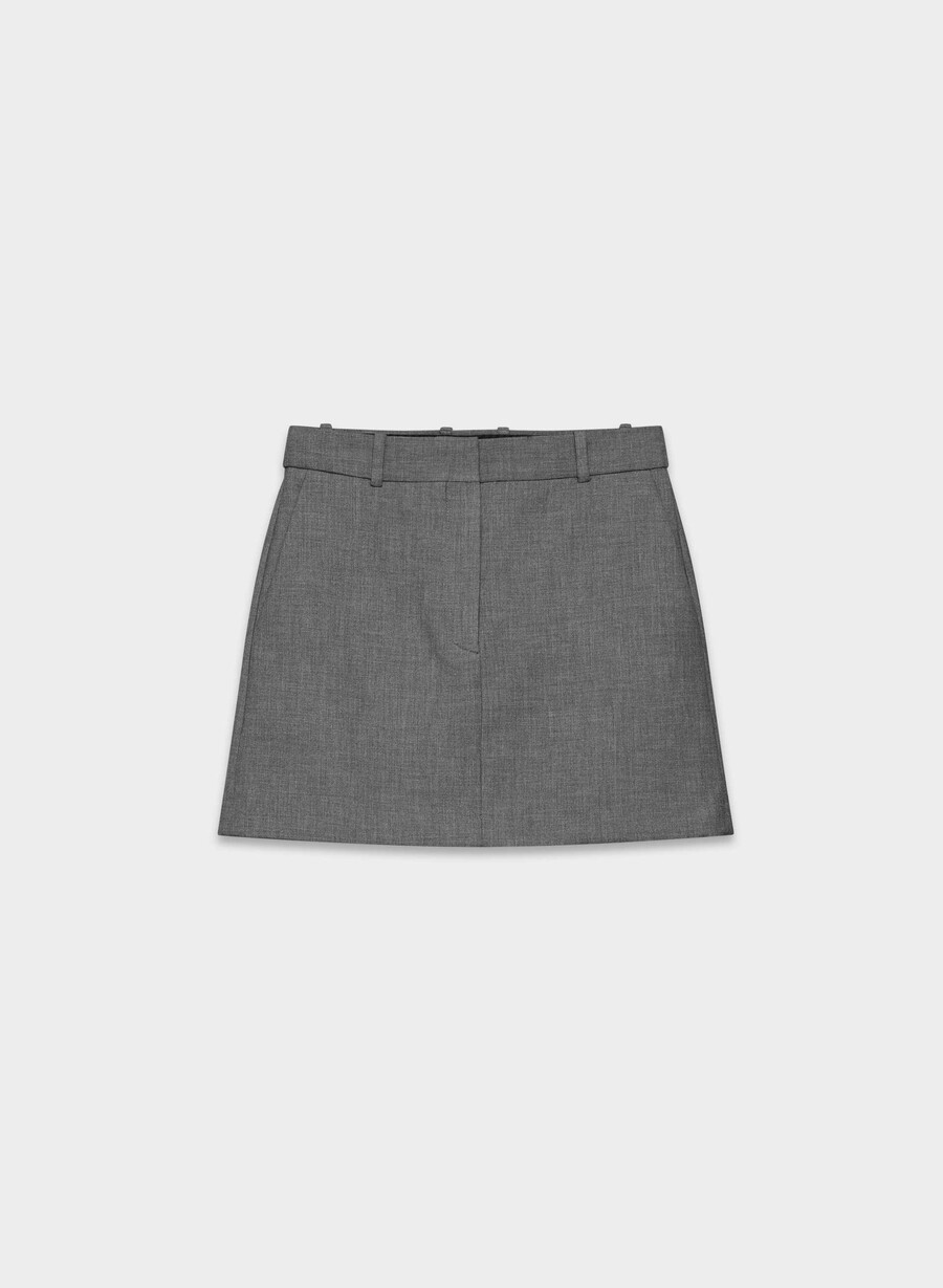chisel skirt - ressential heather charcoal
