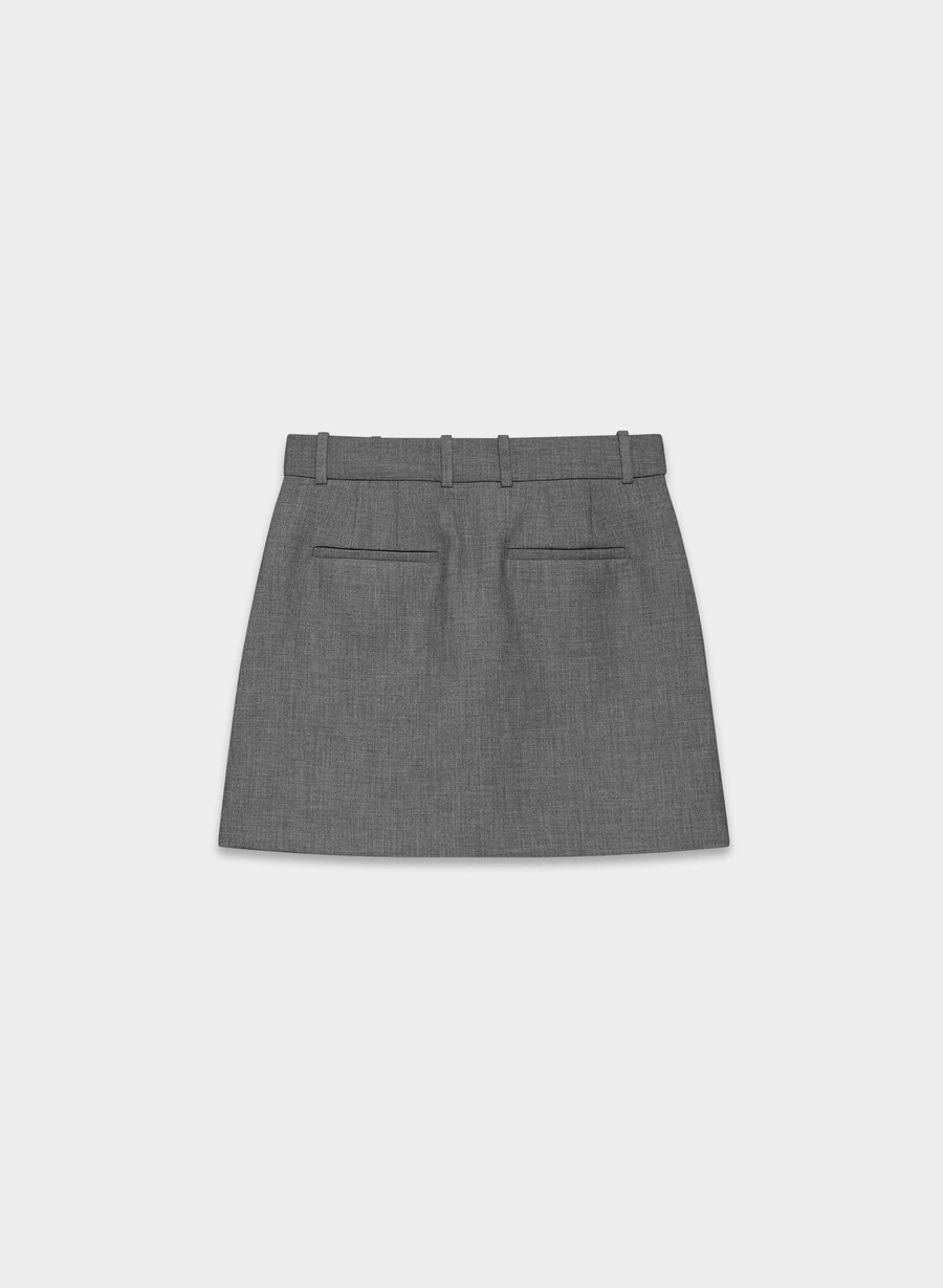chisel skirt - ressential heather charcoal