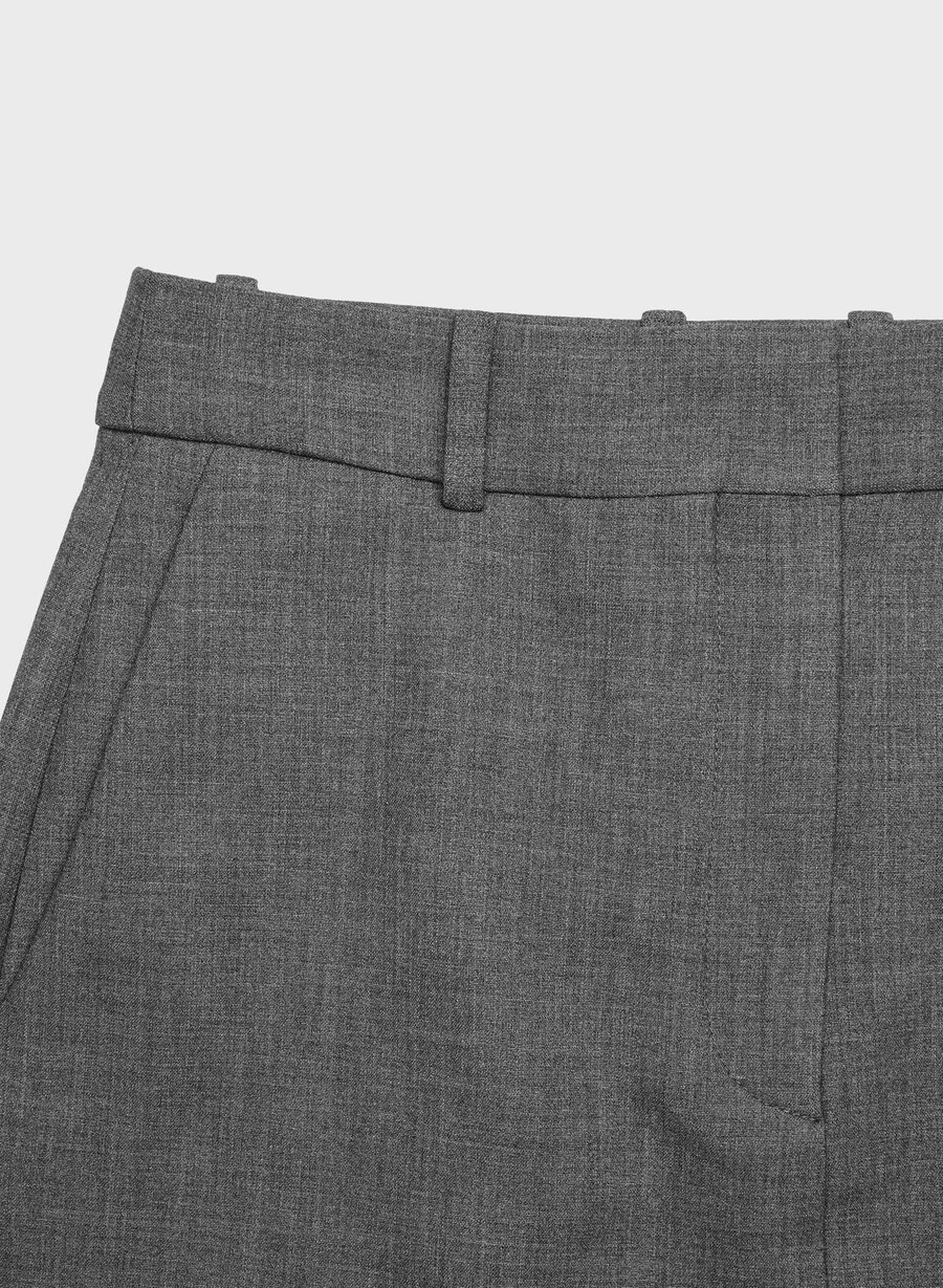 chisel skirt - ressential heather charcoal