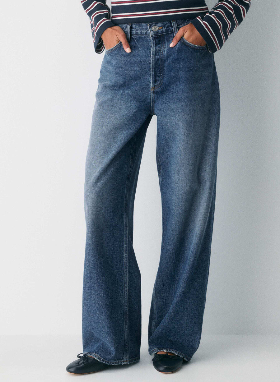 agolde low-slung baggy jean essence