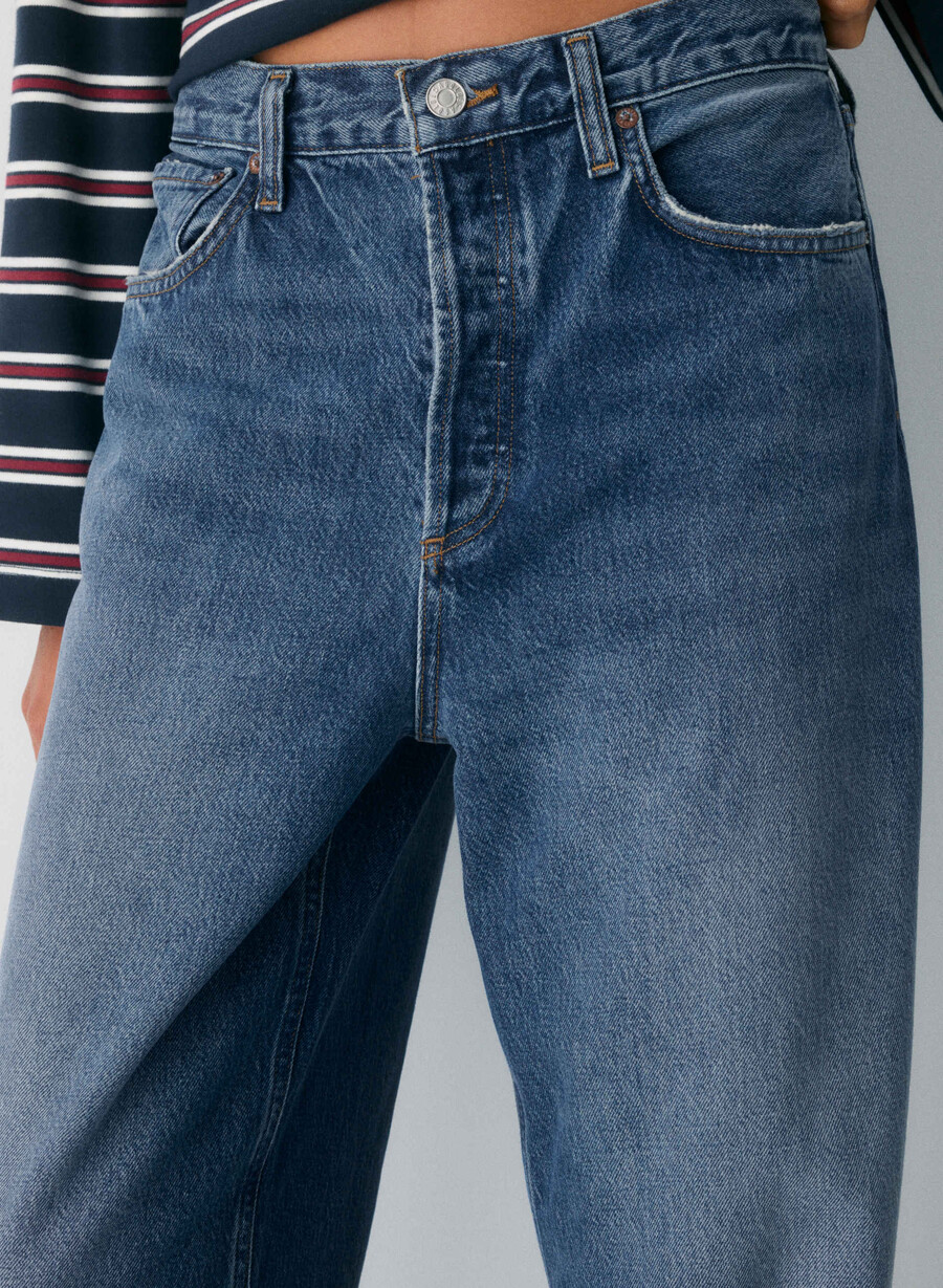 agolde low-slung baggy jean essence