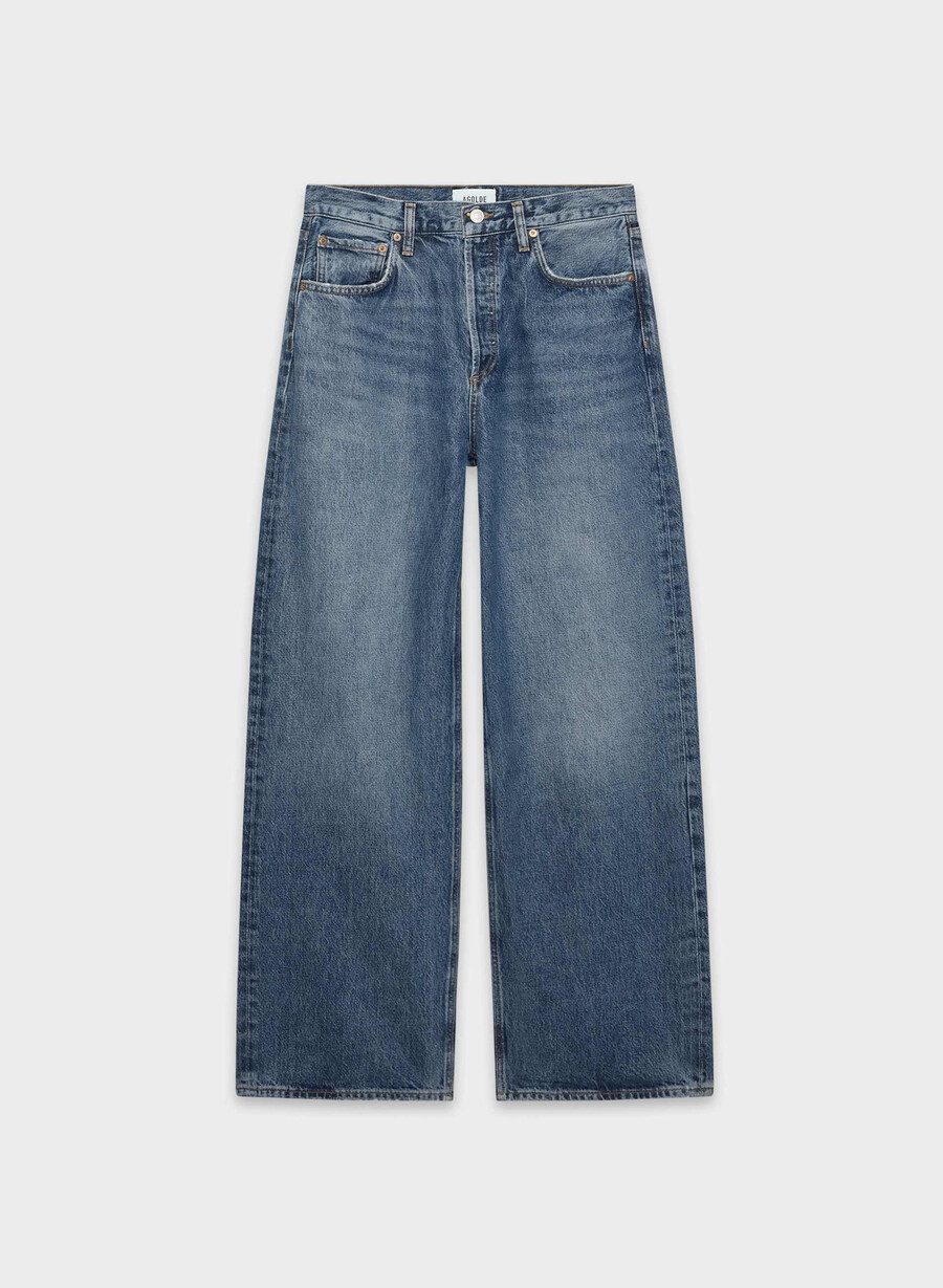agolde low-slung baggy jean essence