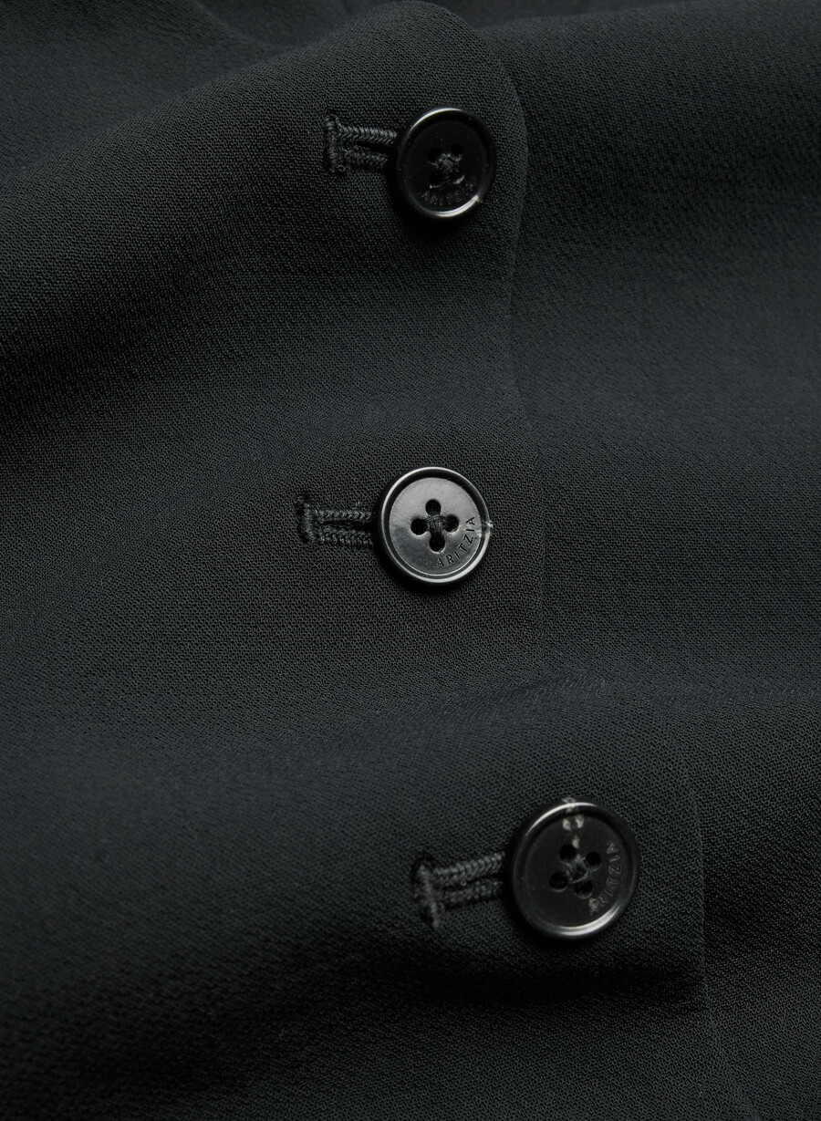 pacino vest - crepette black