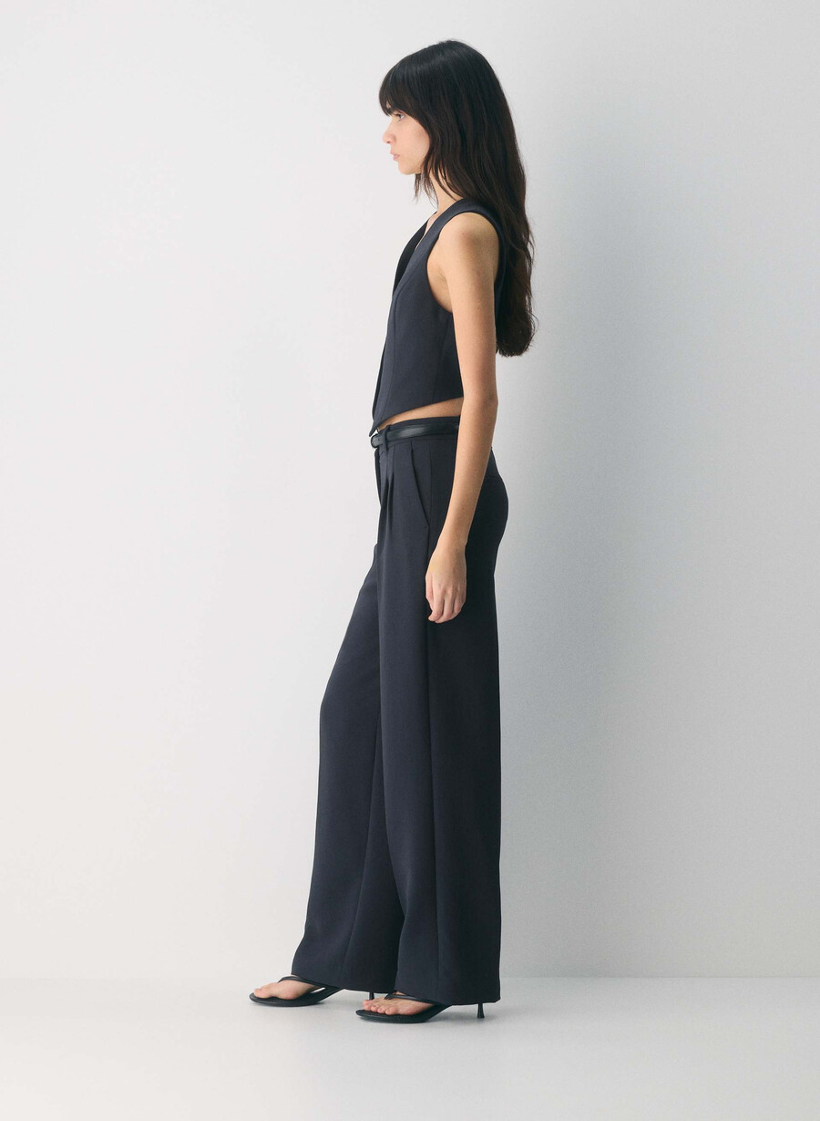 pacino vest - crepette dark night navy