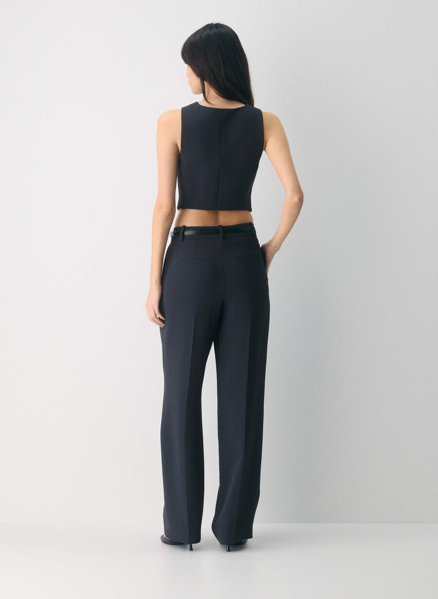 pacino vest - crepette dark night navy