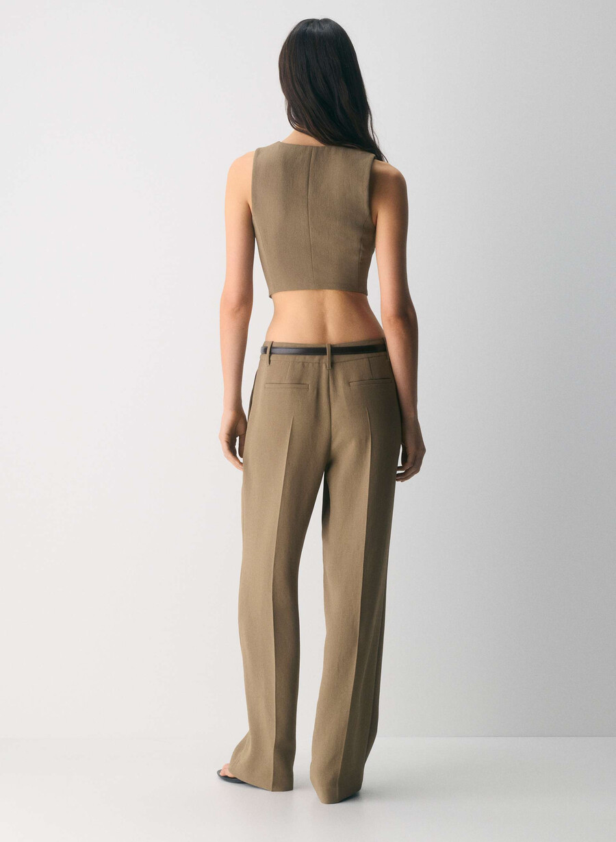 pacino vest - crepette folio brown