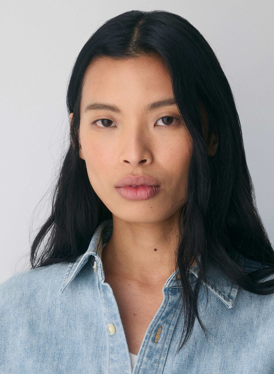 denim forum the 80s comfy denim shirt 7 yrs pctr ths bleu