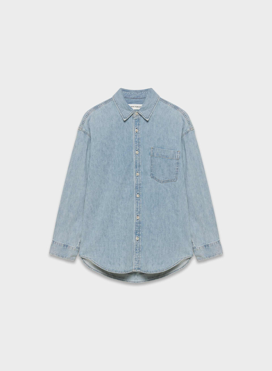 denim forum the 80s comfy denim shirt 7 yrs pctr ths bleu