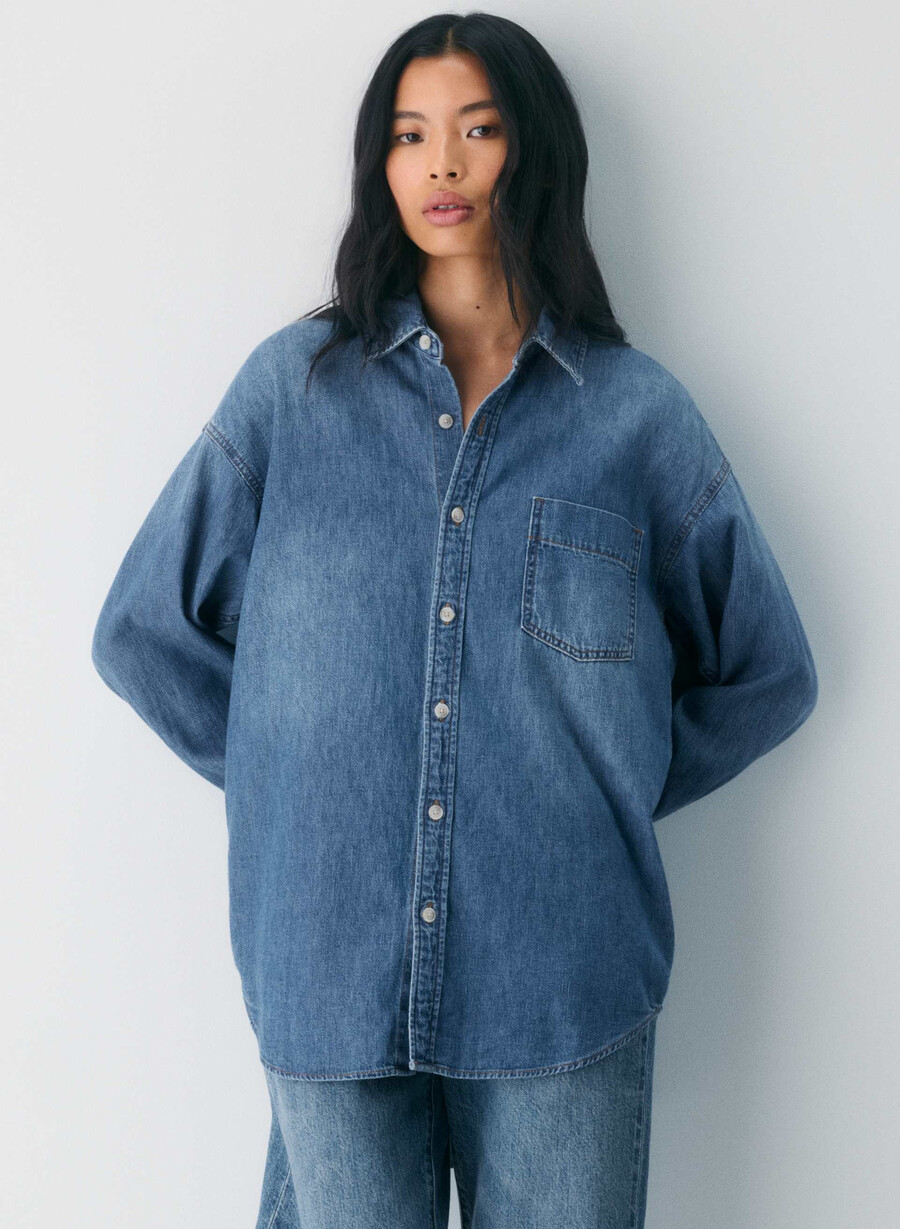 denim forum the 80s comfy denim shirt 5 yrs kiss n tell bl