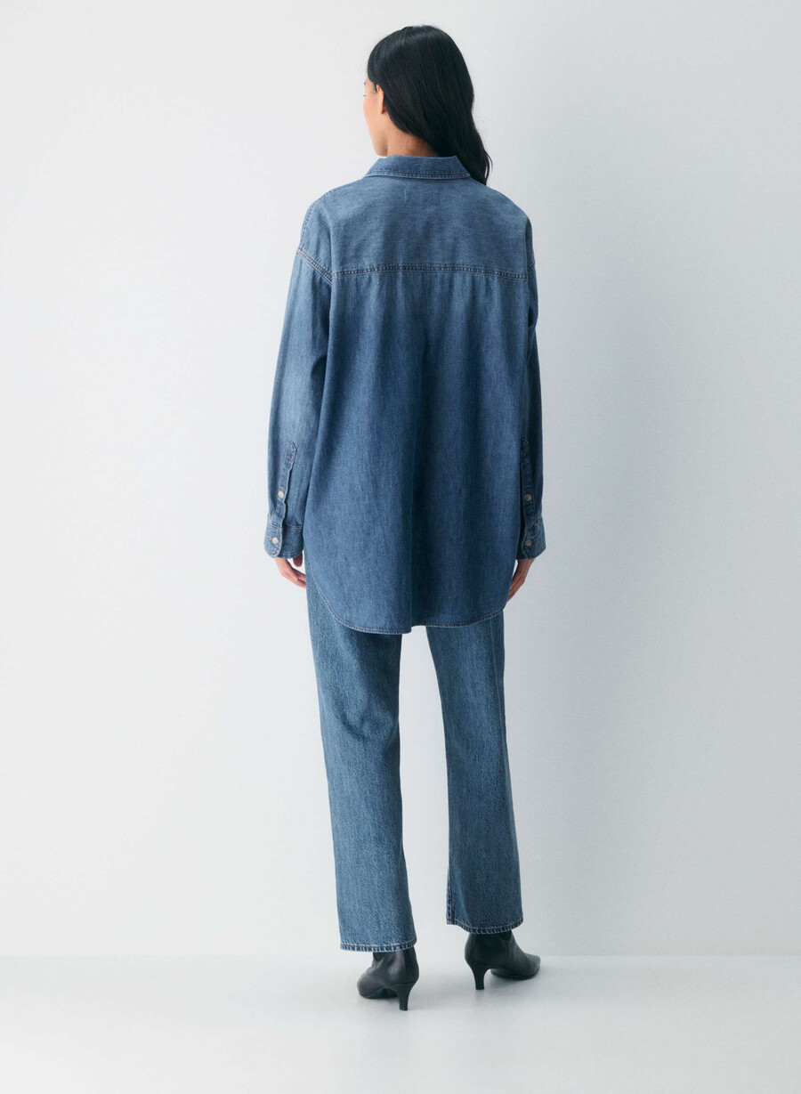 denim forum the 80s comfy denim shirt 5 yrs kiss n tell bl