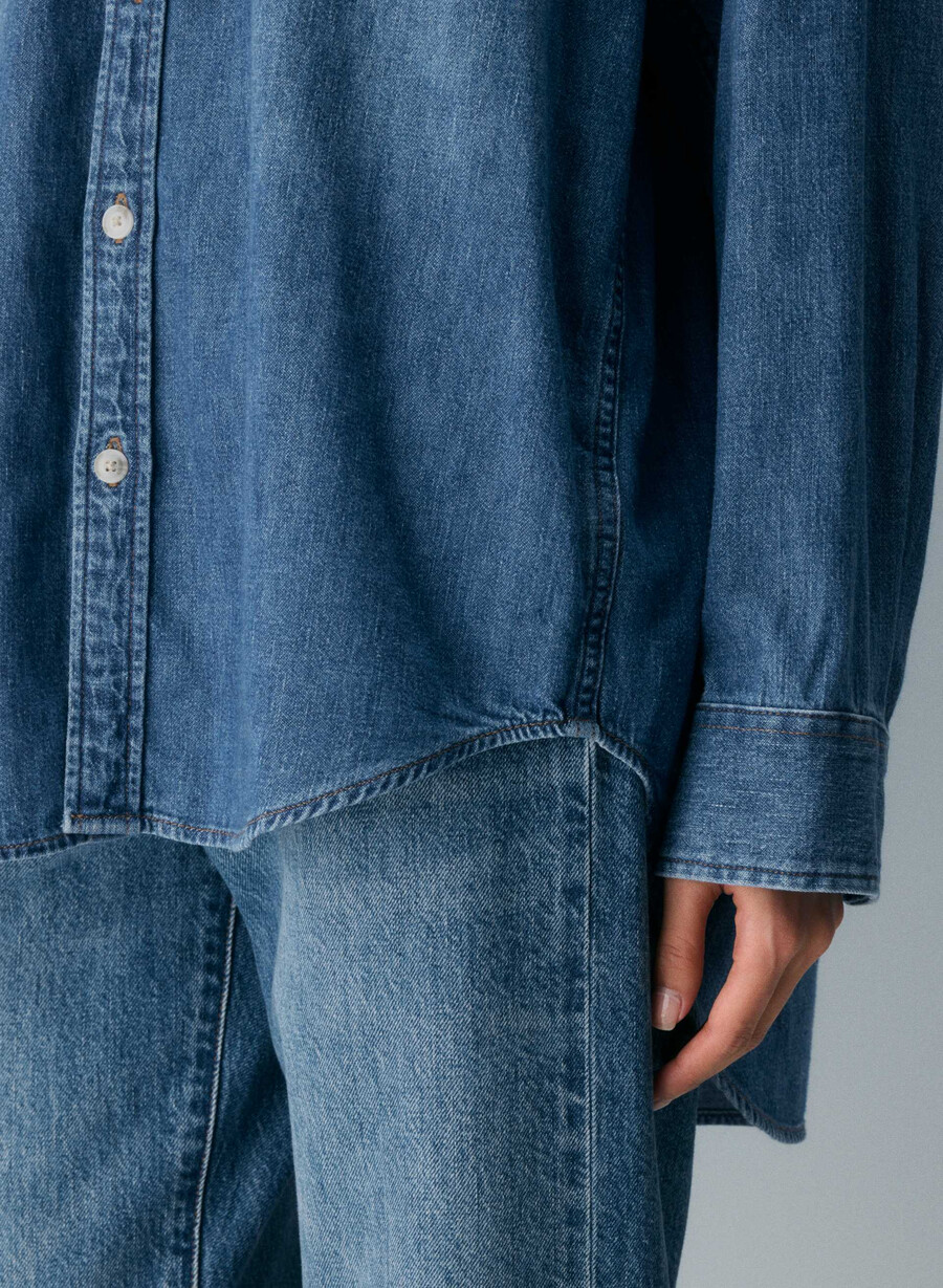 denim forum the 80s comfy denim shirt 5 yrs kiss n tell bl