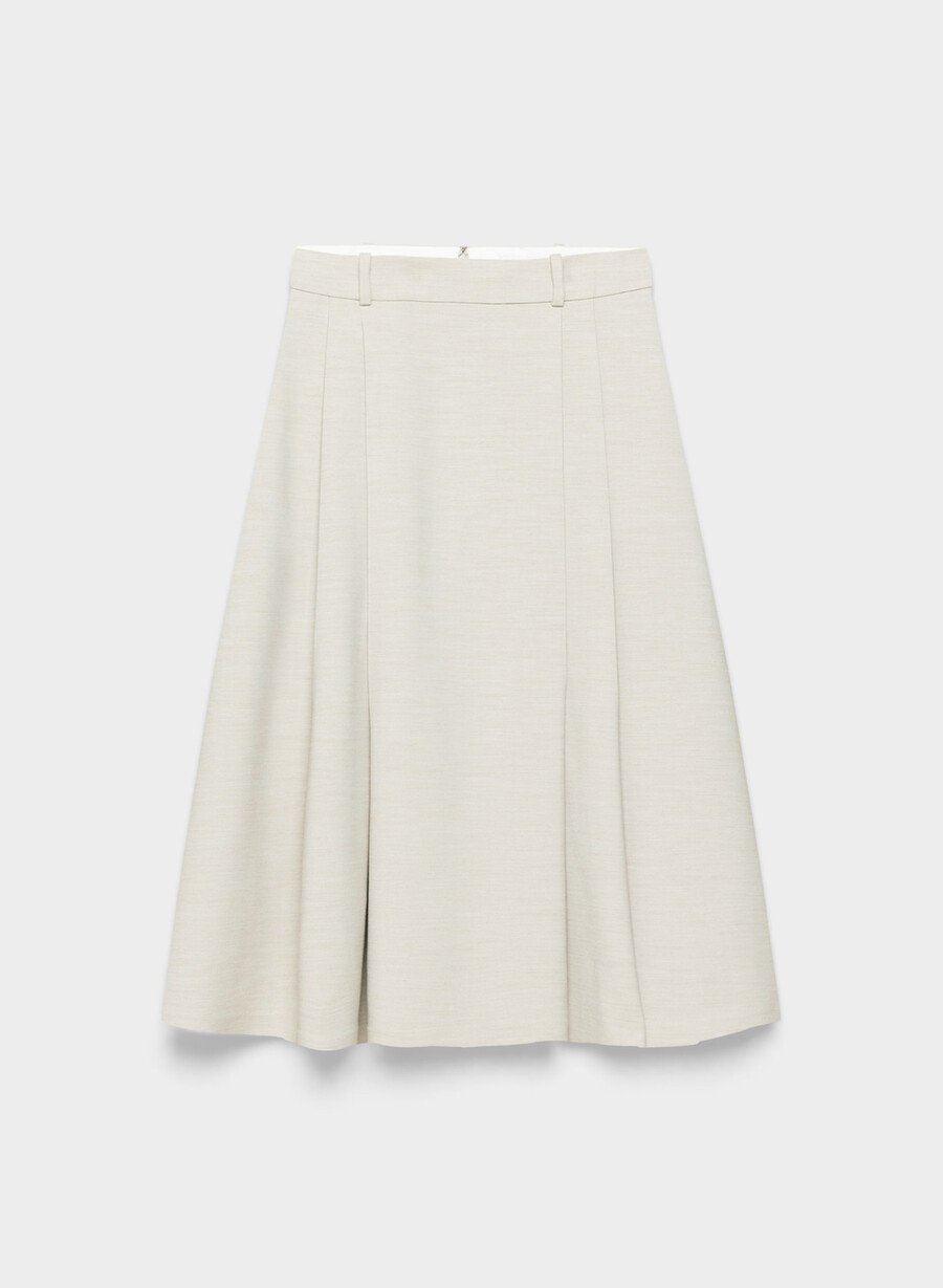 enterprise skirt - ressential heather matte pearl