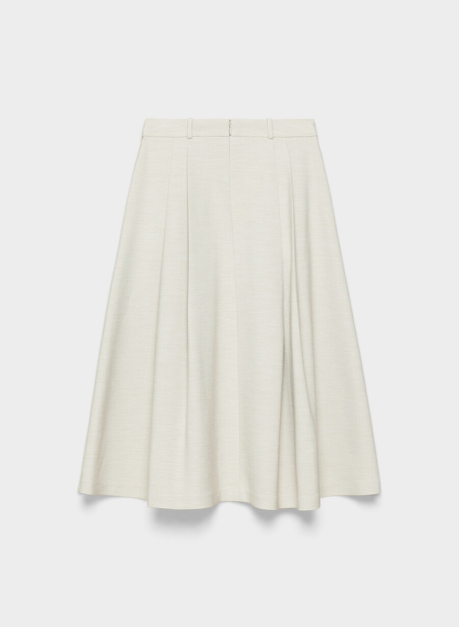 enterprise skirt - ressential heather matte pearl