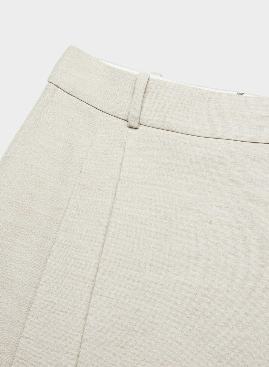 enterprise skirt - ressential heather matte pearl