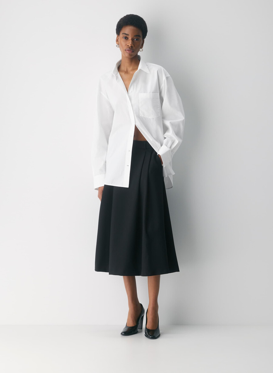 enterprise skirt - ressential heather matte pearl