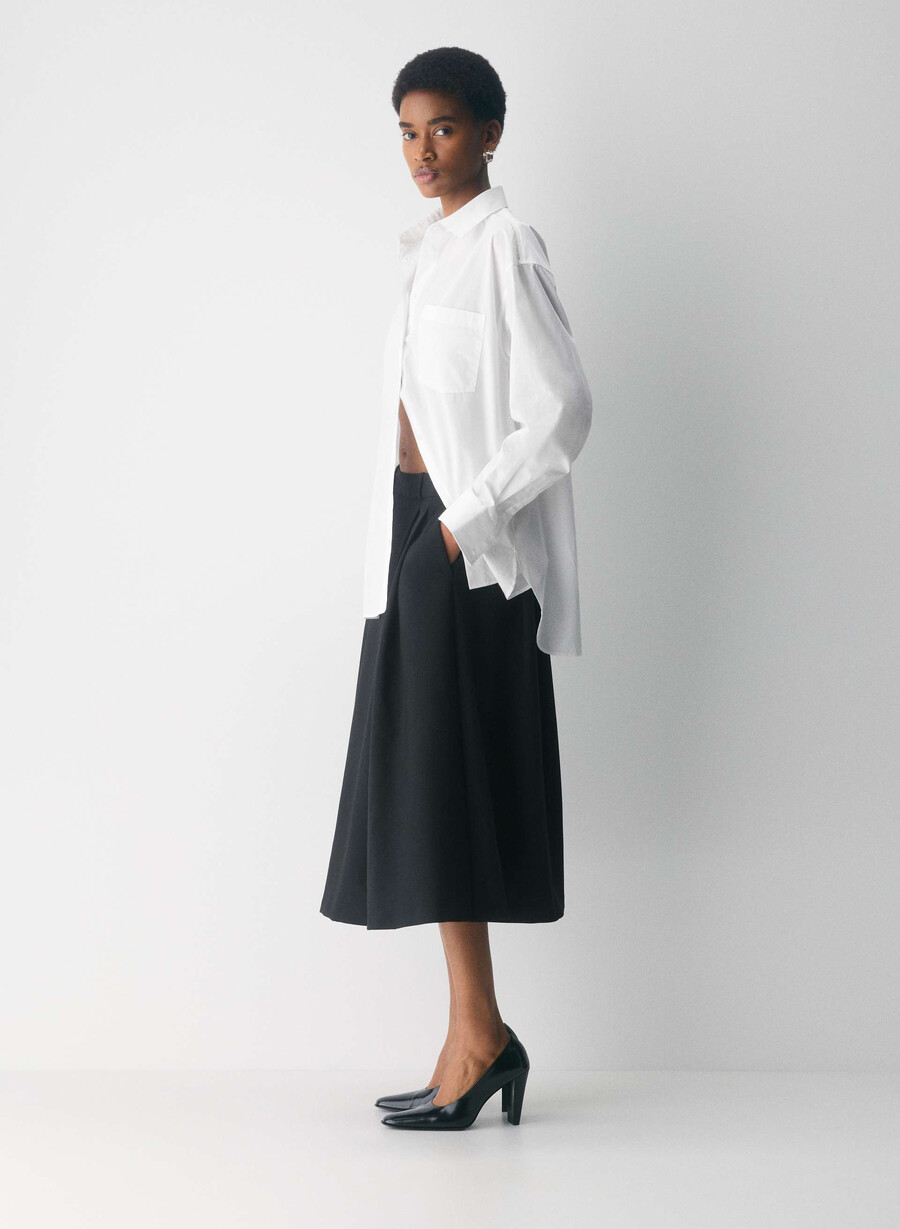 enterprise skirt - ressential heather matte pearl