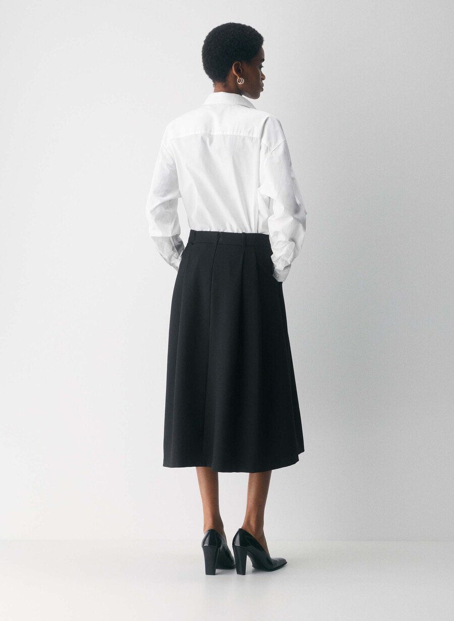 enterprise skirt - ressential heather matte pearl