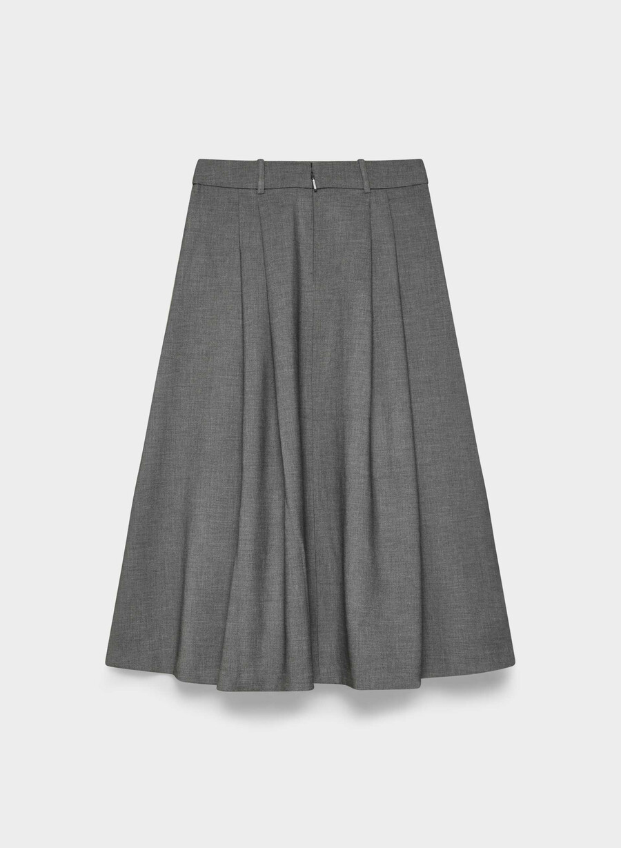 enterprise skirt - ressential heather charcoal