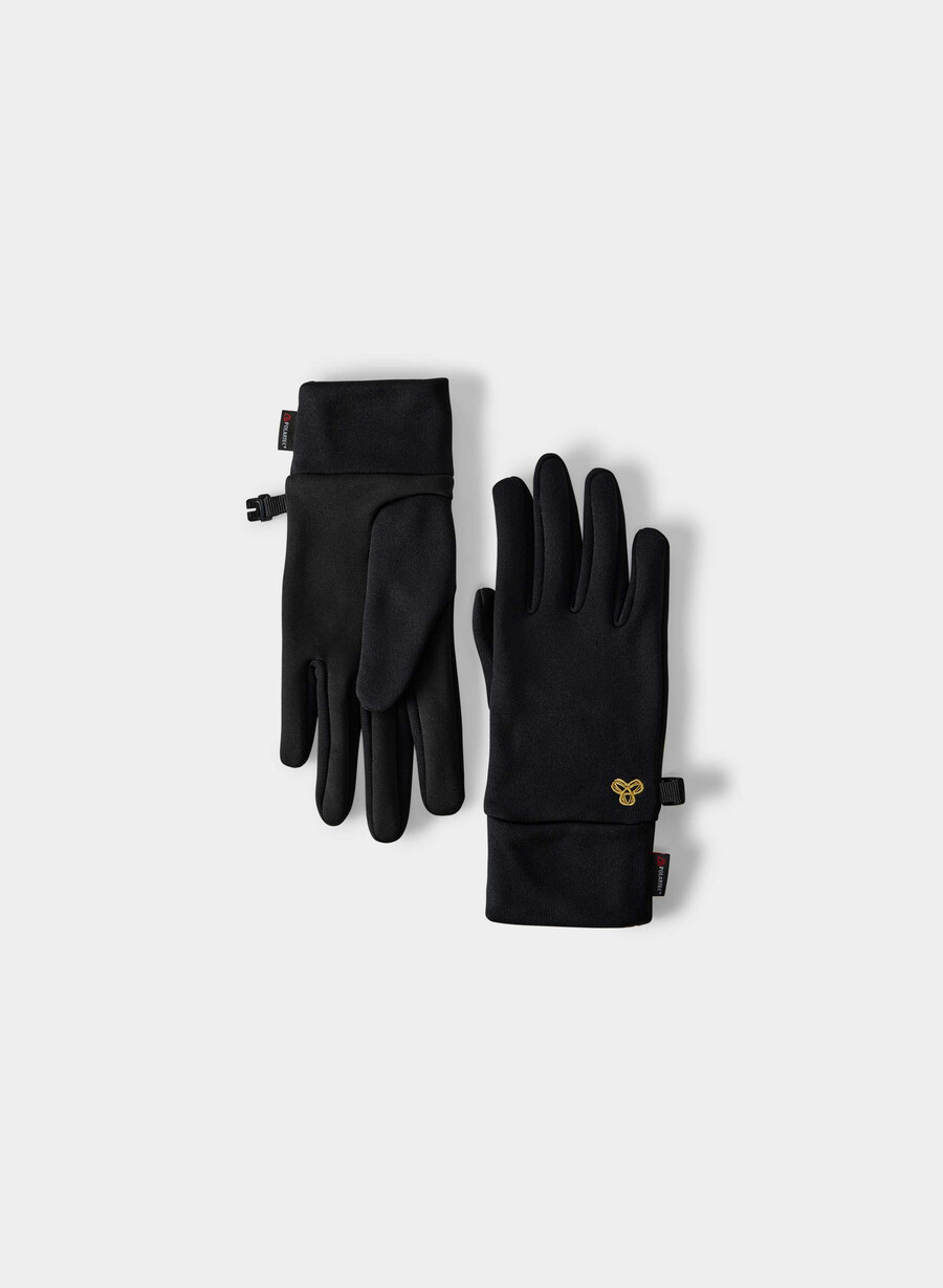 polartec power stretch gloves black