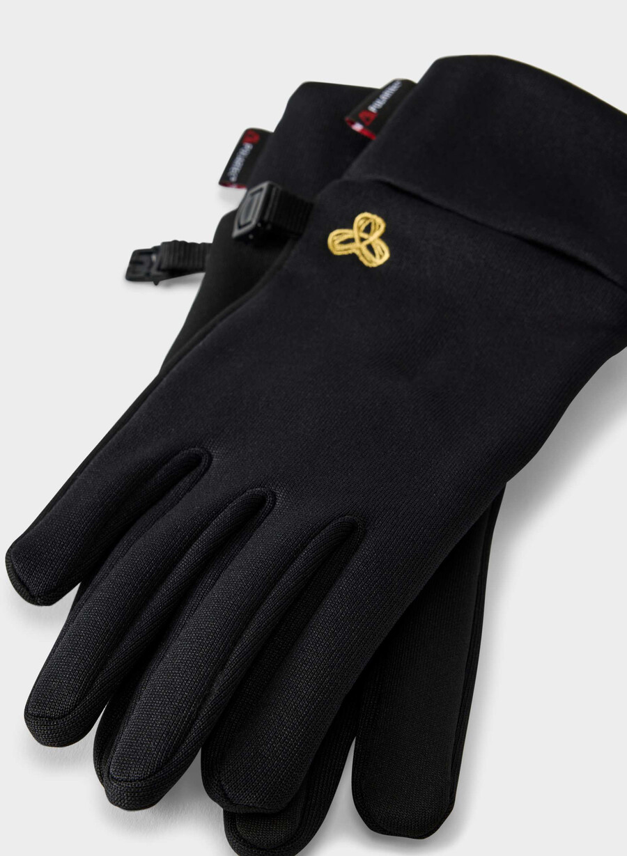 polartec power stretch gloves black