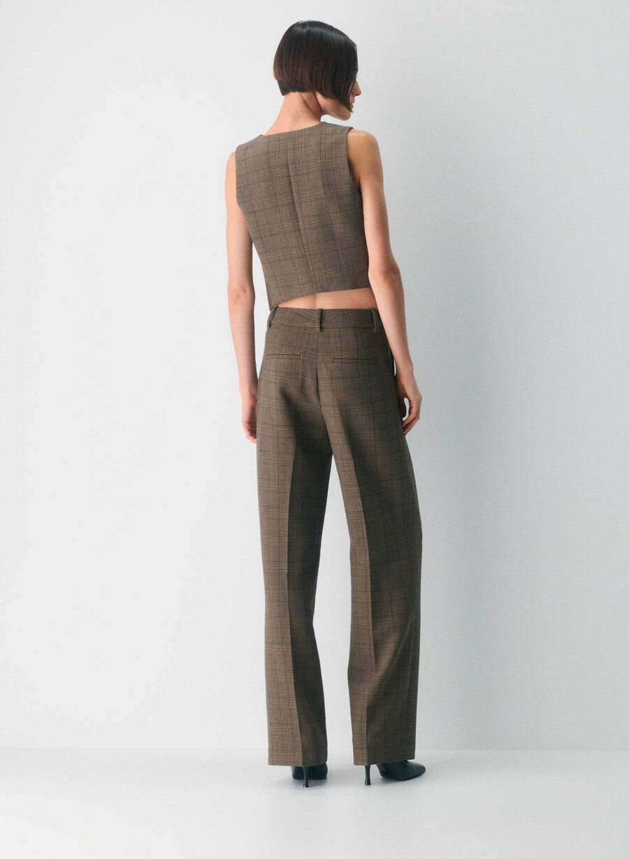 deniro vest - ressential tyson chk browntaup