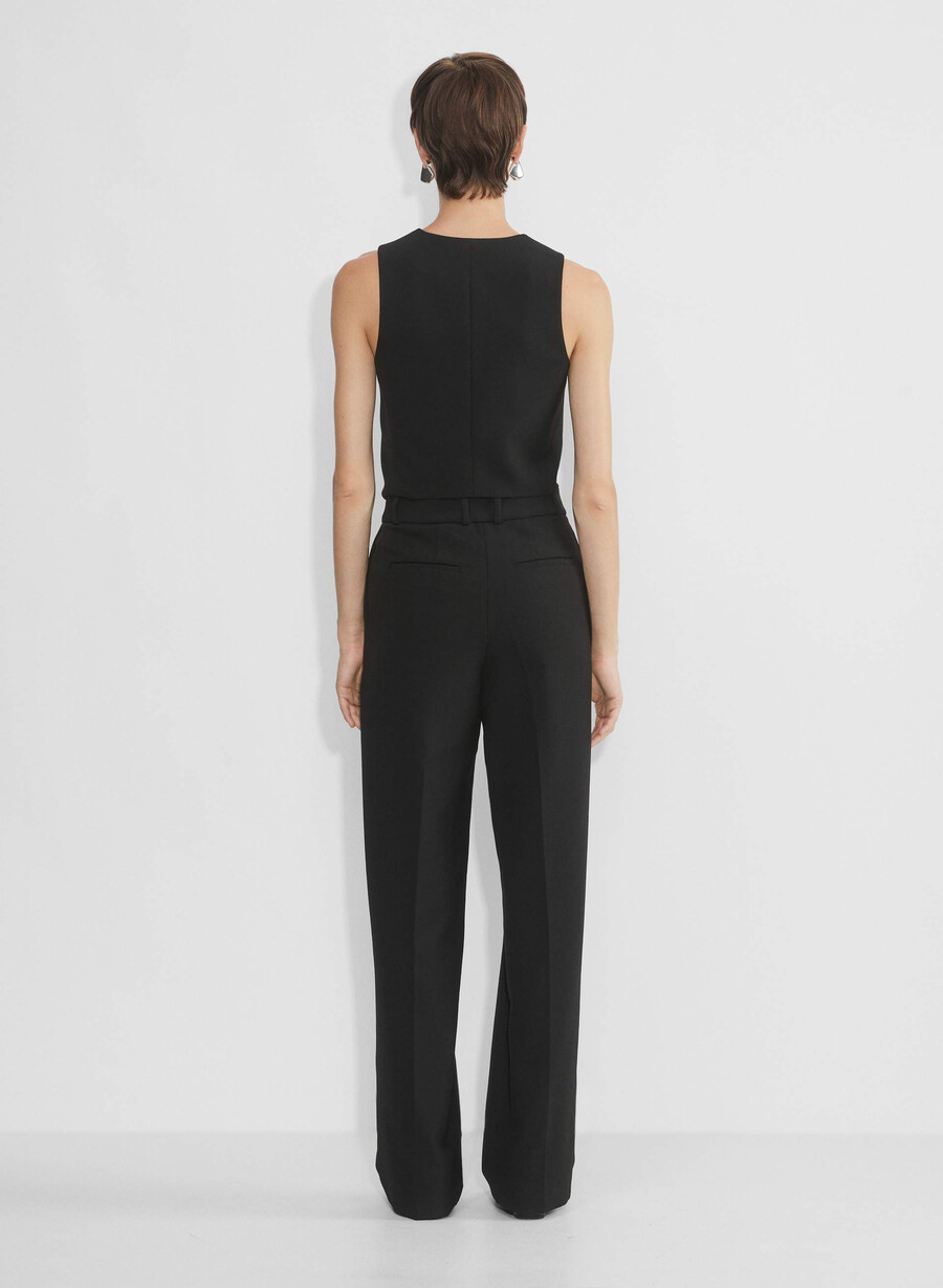 deniro vest - ressential heather charcoal