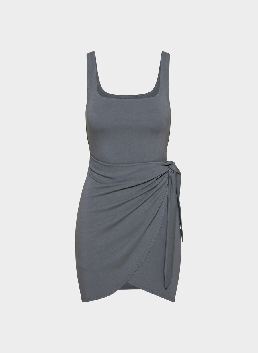 saturn mini dress vintage navy