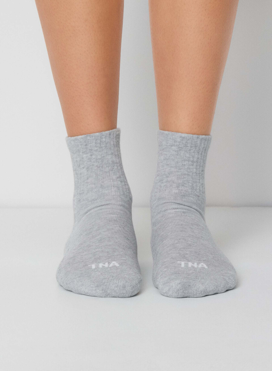 best-ever ankle sock 5-pack heather chrome