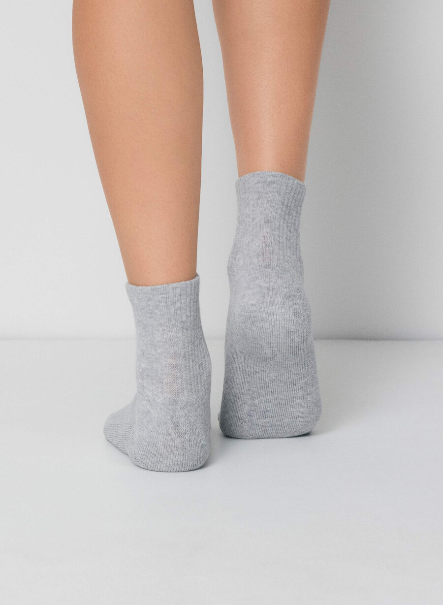 best-ever ankle sock 5-pack heather chrome