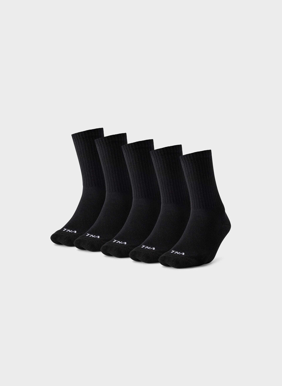 best-ever crew sock 5-pack black