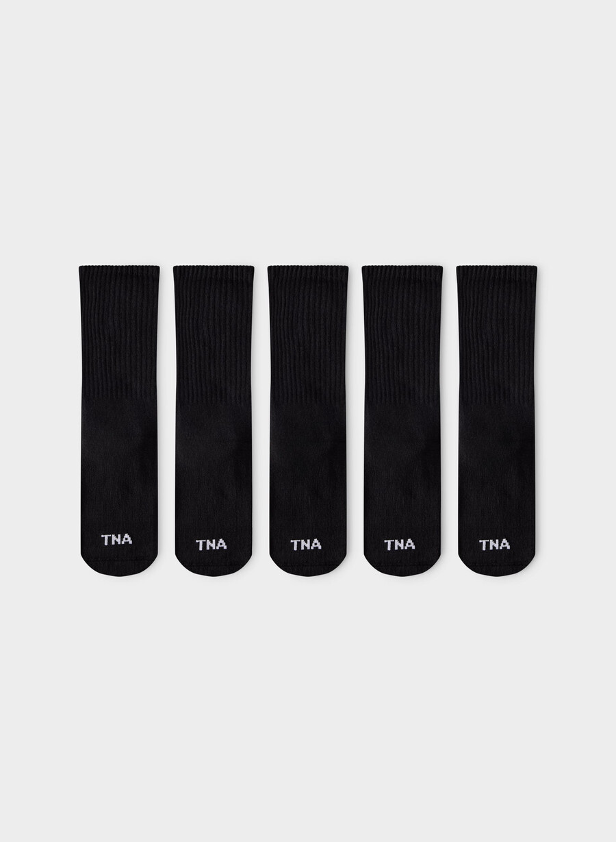 best-ever crew sock 5-pack black