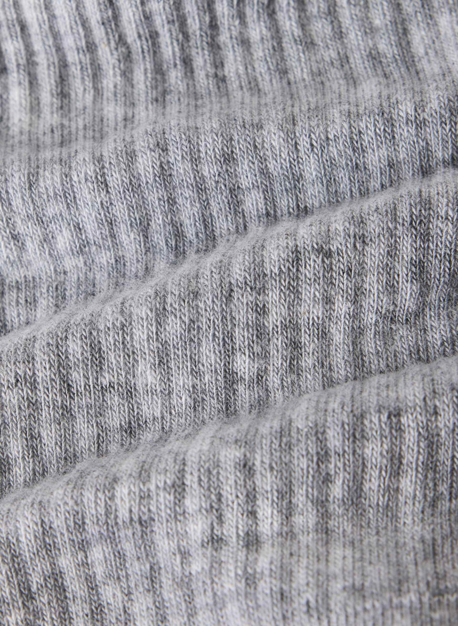 best-ever crew sock 5-pack heather chrome