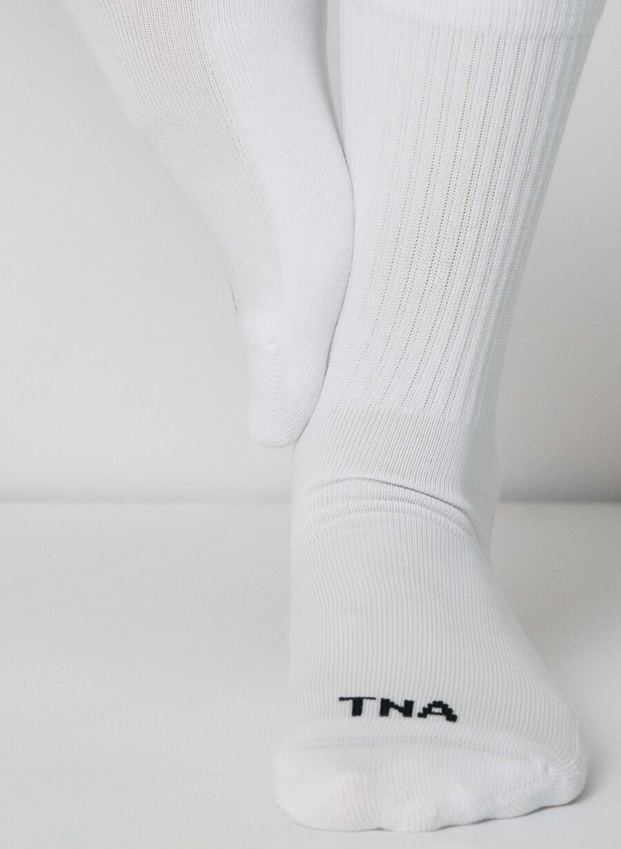 best-ever crew sock 5-pack heather chrome