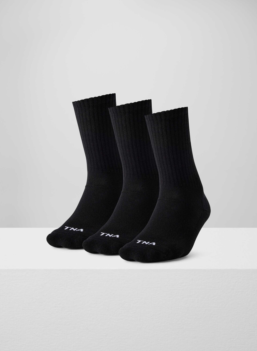 best-ever crew sock 3-pack black