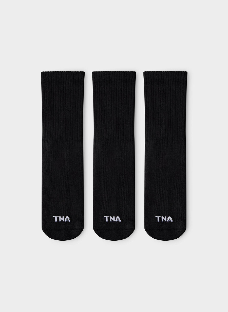 best-ever crew sock 3-pack black